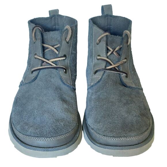 MEN'S UGG NEUMEL UNLINED LEATHER BOOTS SHOES GREY SIZE US 11 - Picture 2 of 6